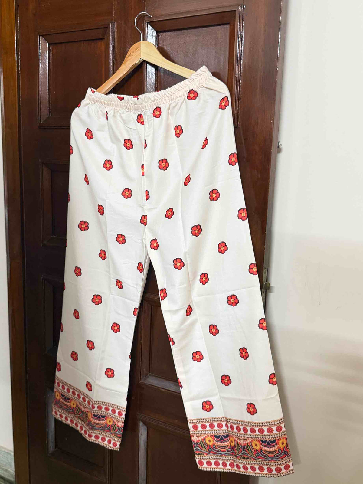 Multi Colour White Rayon Co-Ord - D05